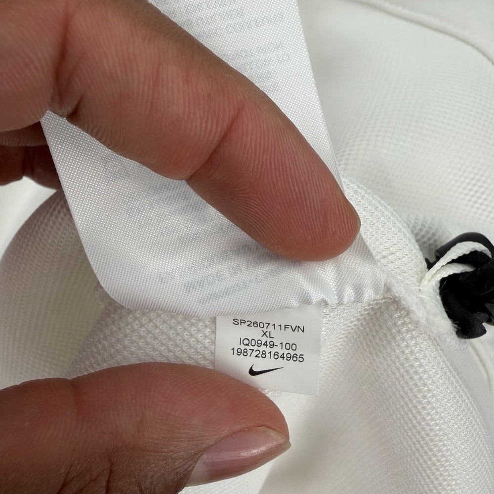 Nike Kobe Bryant Dri-Fit Fleece Pullover Hoodie White IQ0949-100 Men's Size XL - Picture 9 of 11